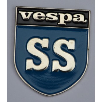 Vespa SS Shield Enamel Pin Badge