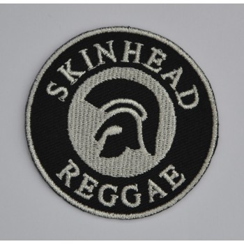 Black Skinhead Reggae Iron-on or Sew-on Patch