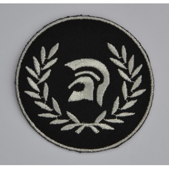 Black Trojan Iron-on or Sew-on Patch